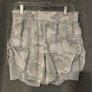 Avia white camo athletic shorts